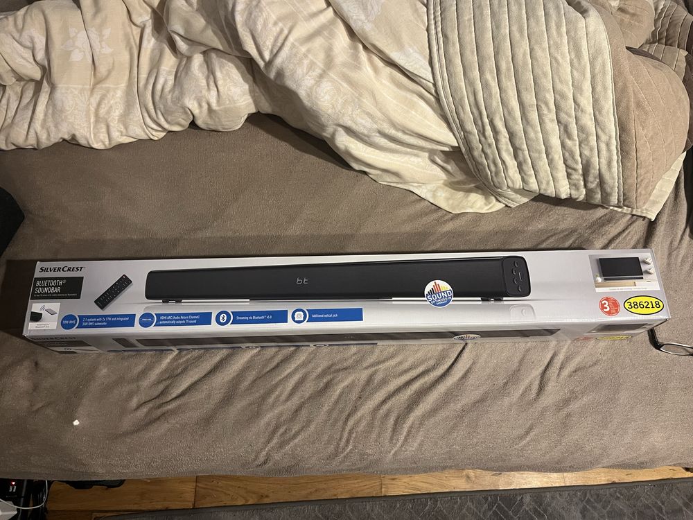 Soundbar z blth 5.0, HDMI, HDMI-ARC, Toslink (optyk), USB, aux-in jack