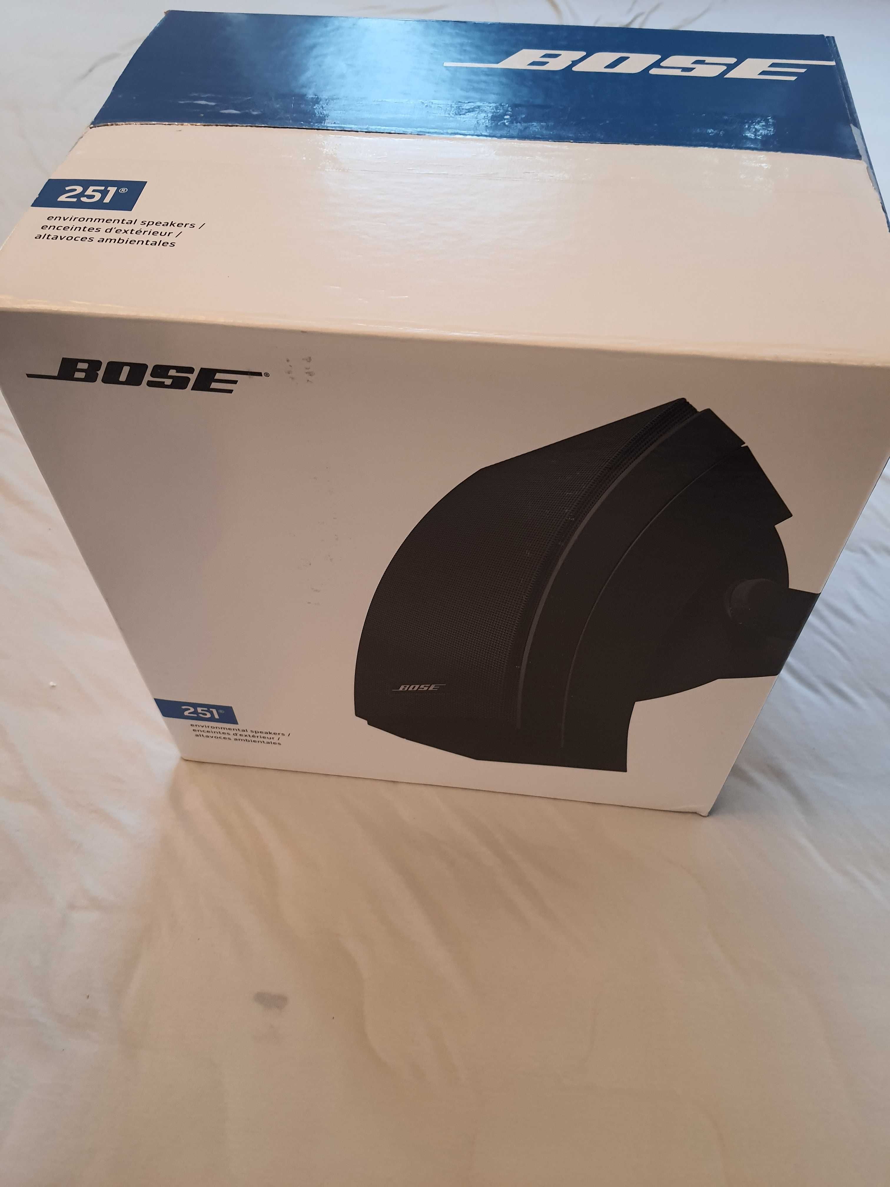 BOSE 251 Enviromental, głośniki zewnętrzne, czarne. Cena za parę.