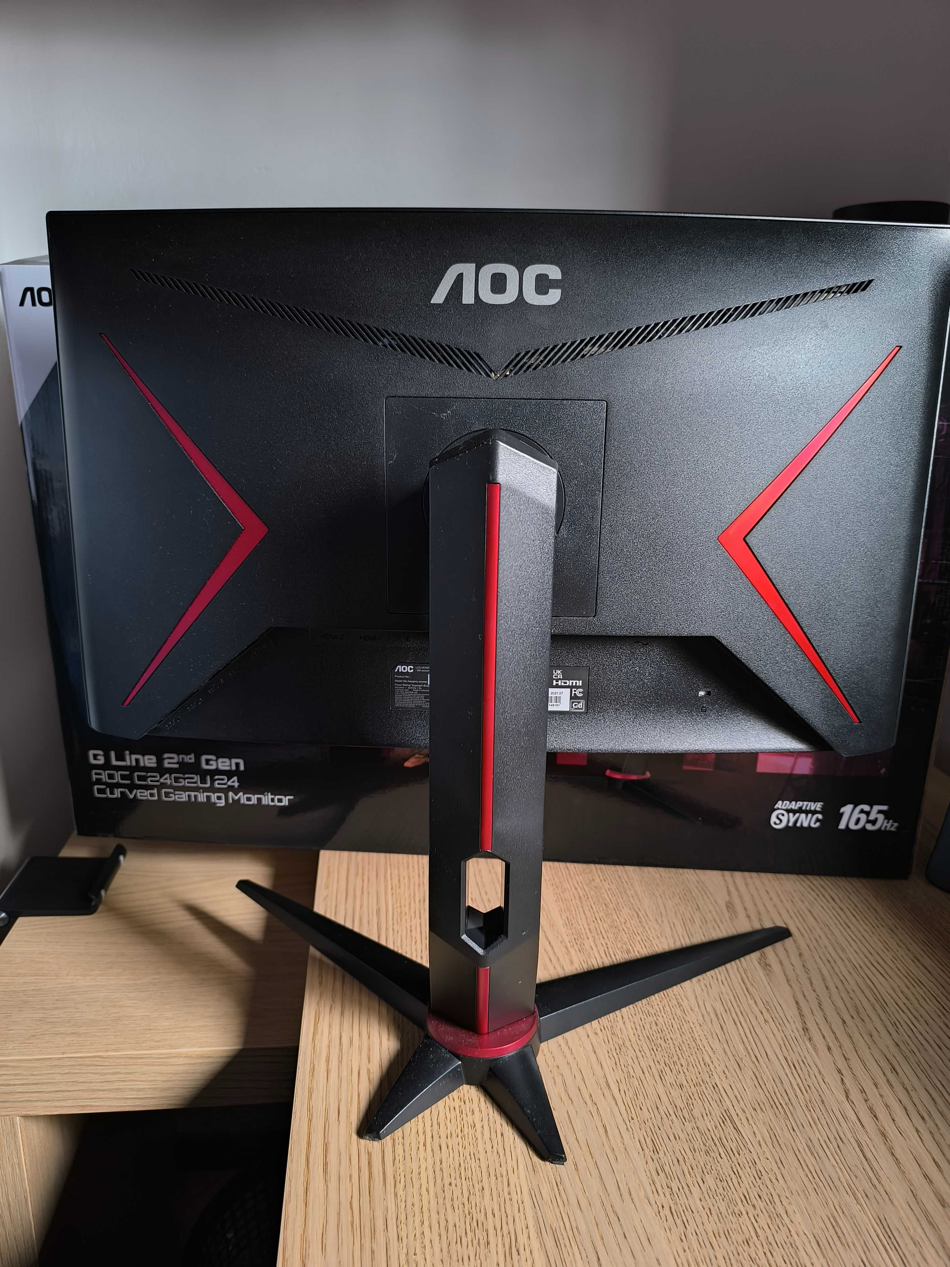 Monitor AOC C24G2U 24" Curvo Gaming