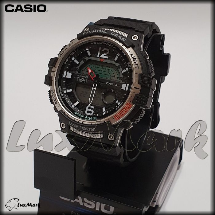 Мужские часы Casio WSC-1250H-1AV WSC-1250H-3A с таймером рыболова