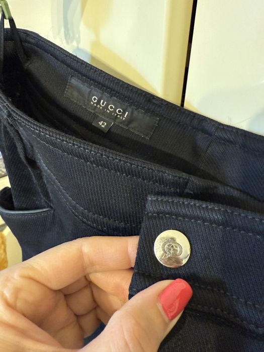 oryginalne spodnie damskie wyprodukowane we Włoszech Gucci