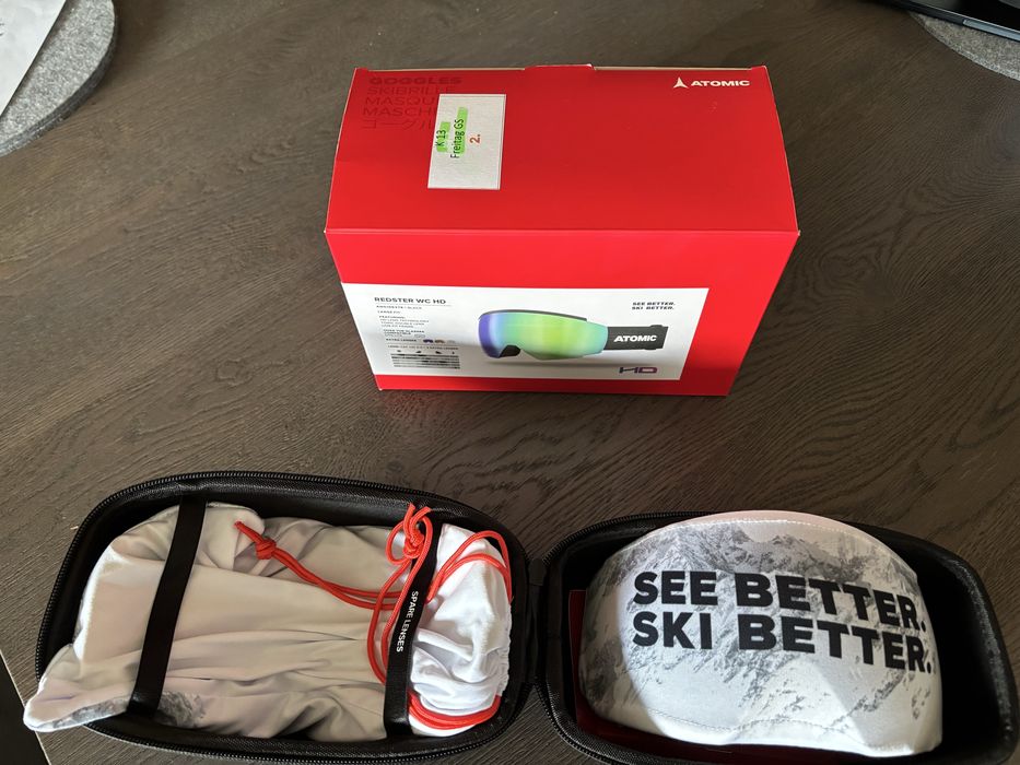 Gogle Atomic Redster WC HD + 3 extra lenses