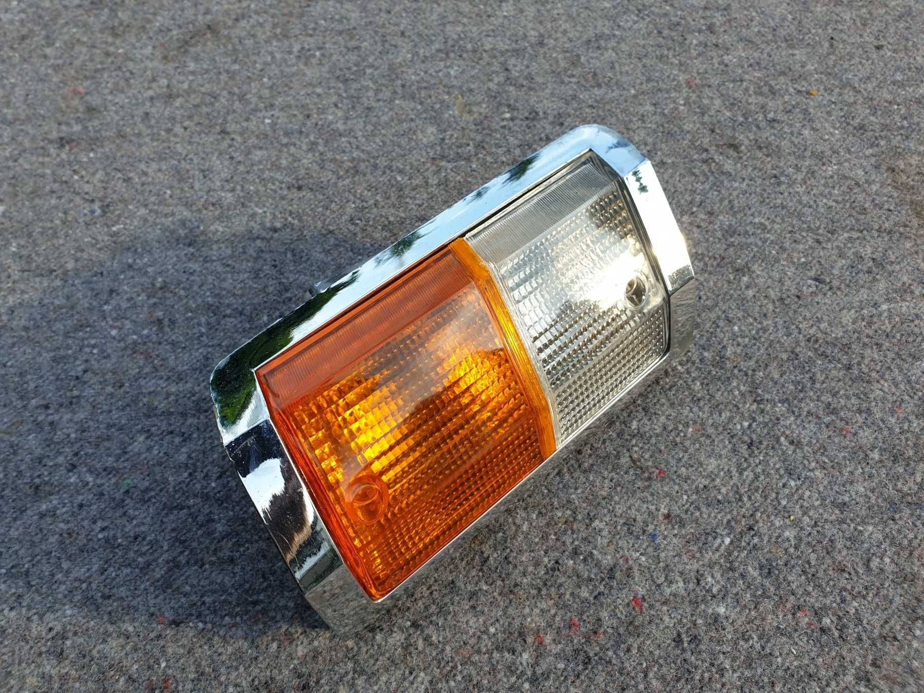 Kierunkowskaz   Fiat 125p  lampa pozycja Polski Fiat MR FSO chrom lewy