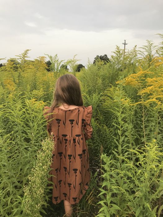 Sukienka ZEZUZULLA 128 oset na cynamonie.