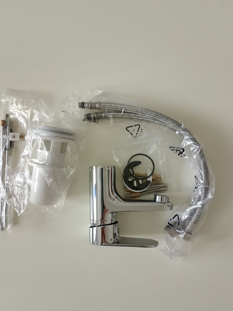 Bateria umywalkowa chrom
