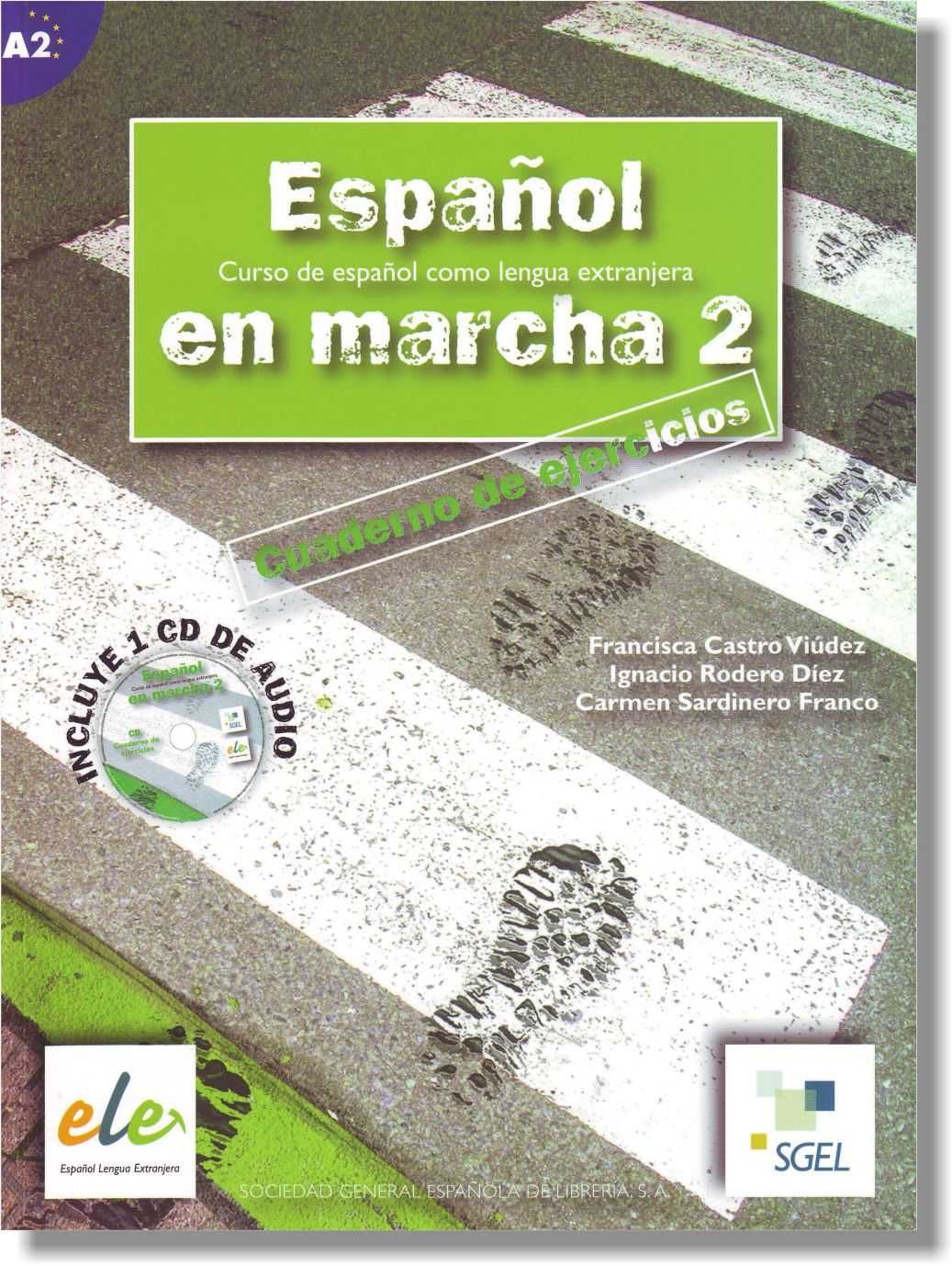 Цветные учебники испанского языка Espanol en marcha A1, A2, B1