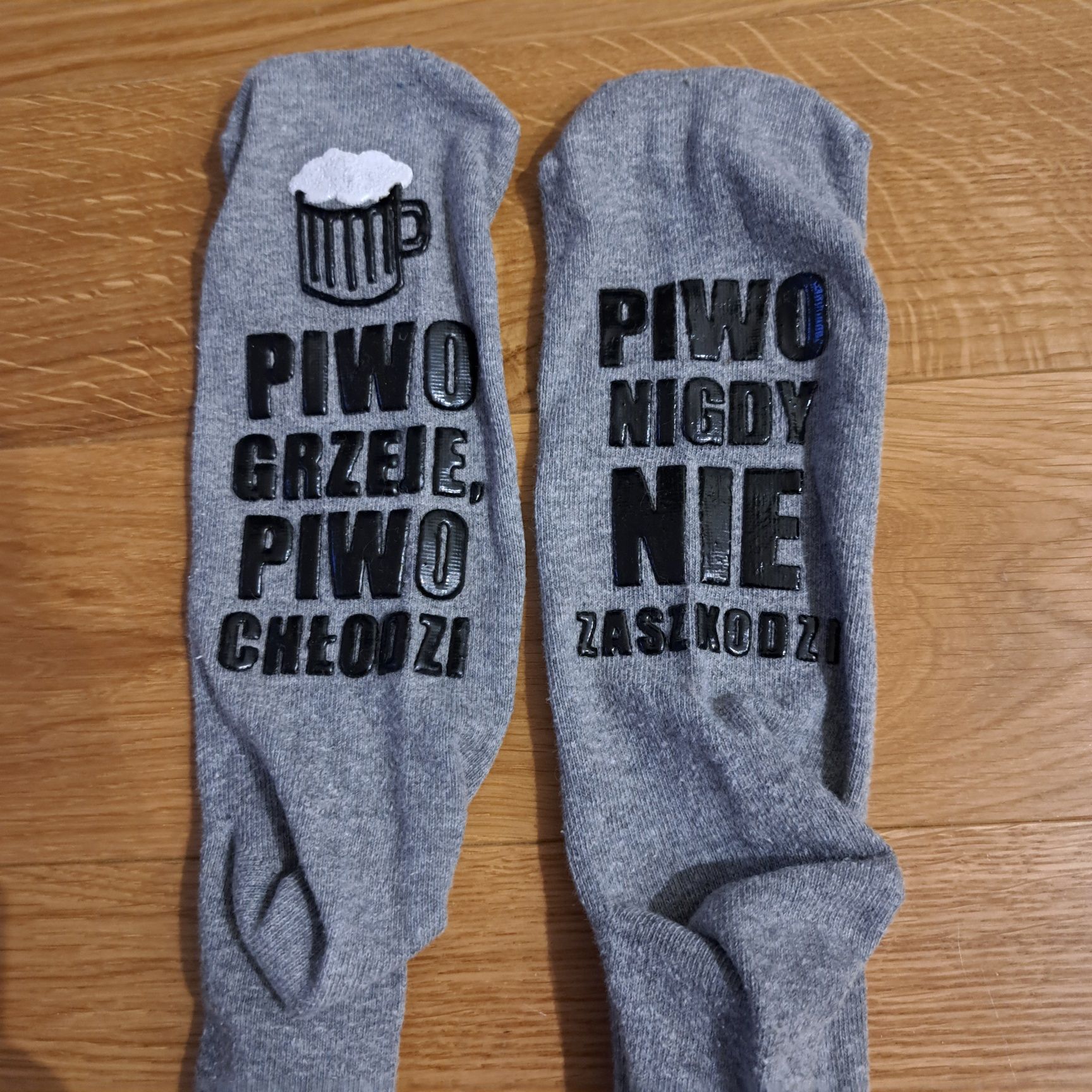 Skarpety długie, happy socks, piwo, śmieszne skarpety