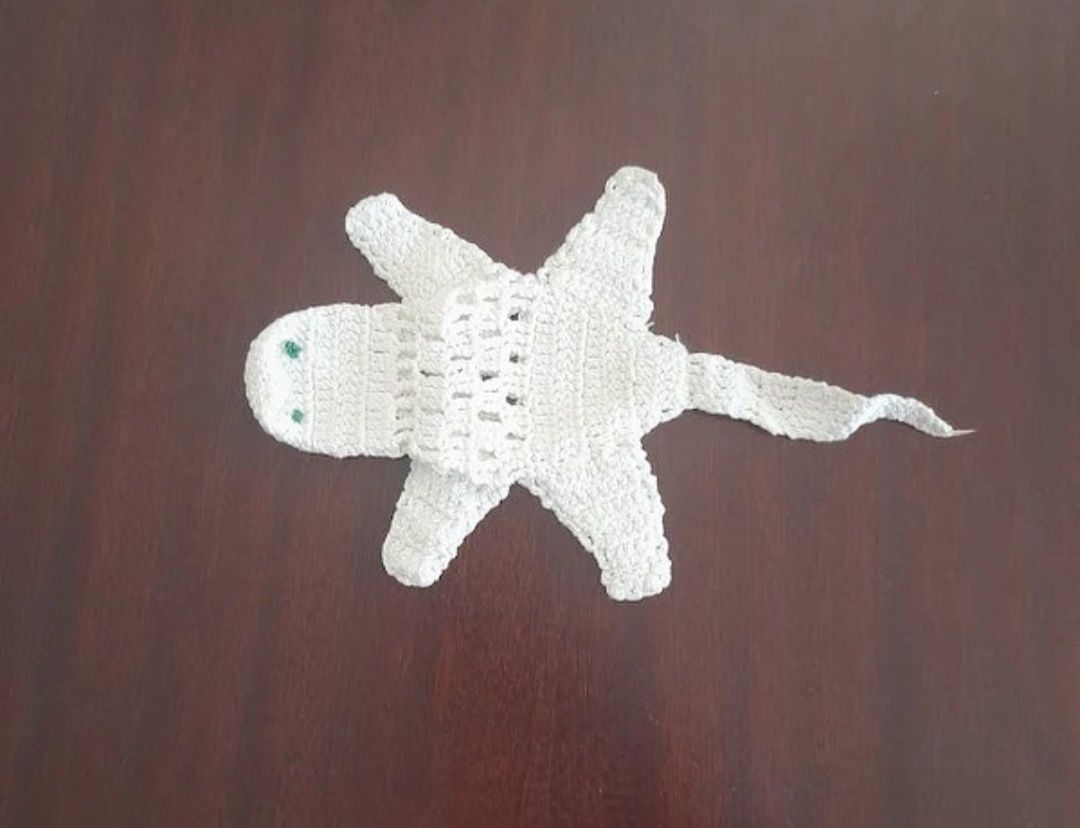 Lagarto em crochê