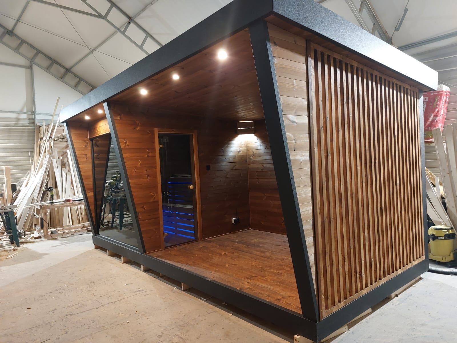 Sauna ogrodowa premium 2,3x5,2m termo  Piec JBL raty Leasing

29 000