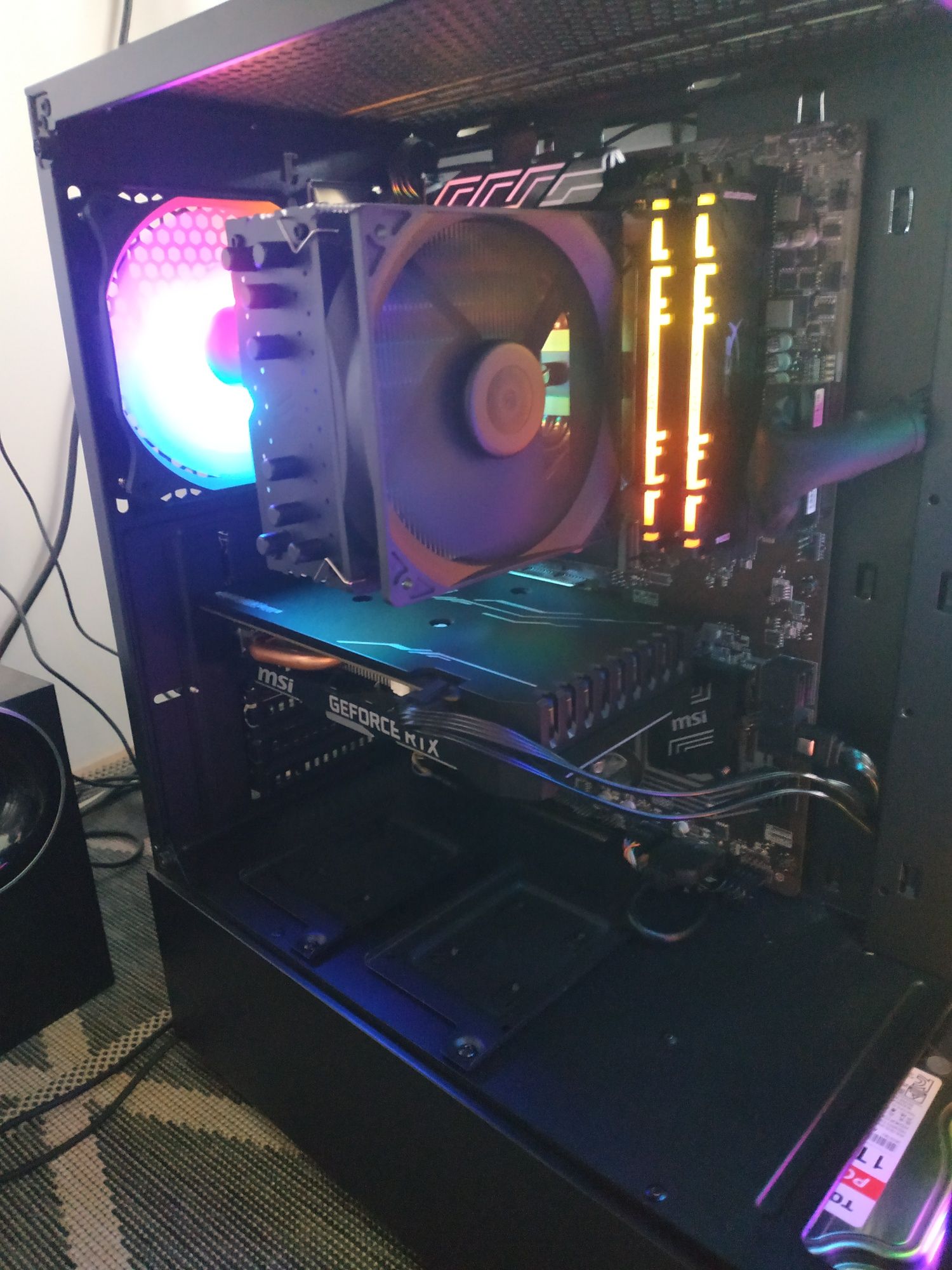 Komputer do gier Ryzen 5 3600/RTX 2060 6 GB GDDR6/16 GB RAM DDR4/M2
