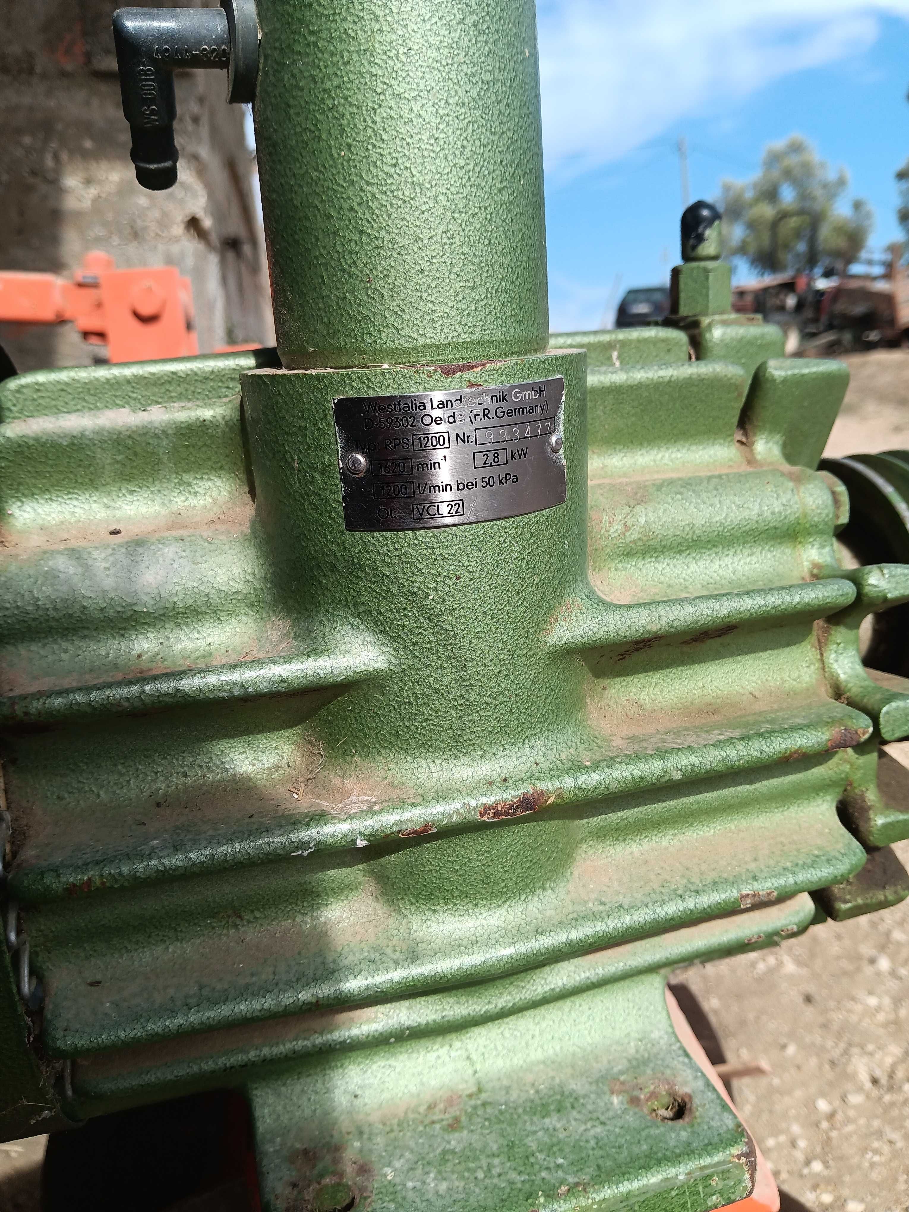bomba de vácuo Westfalia nova 1200 rtm ordenha