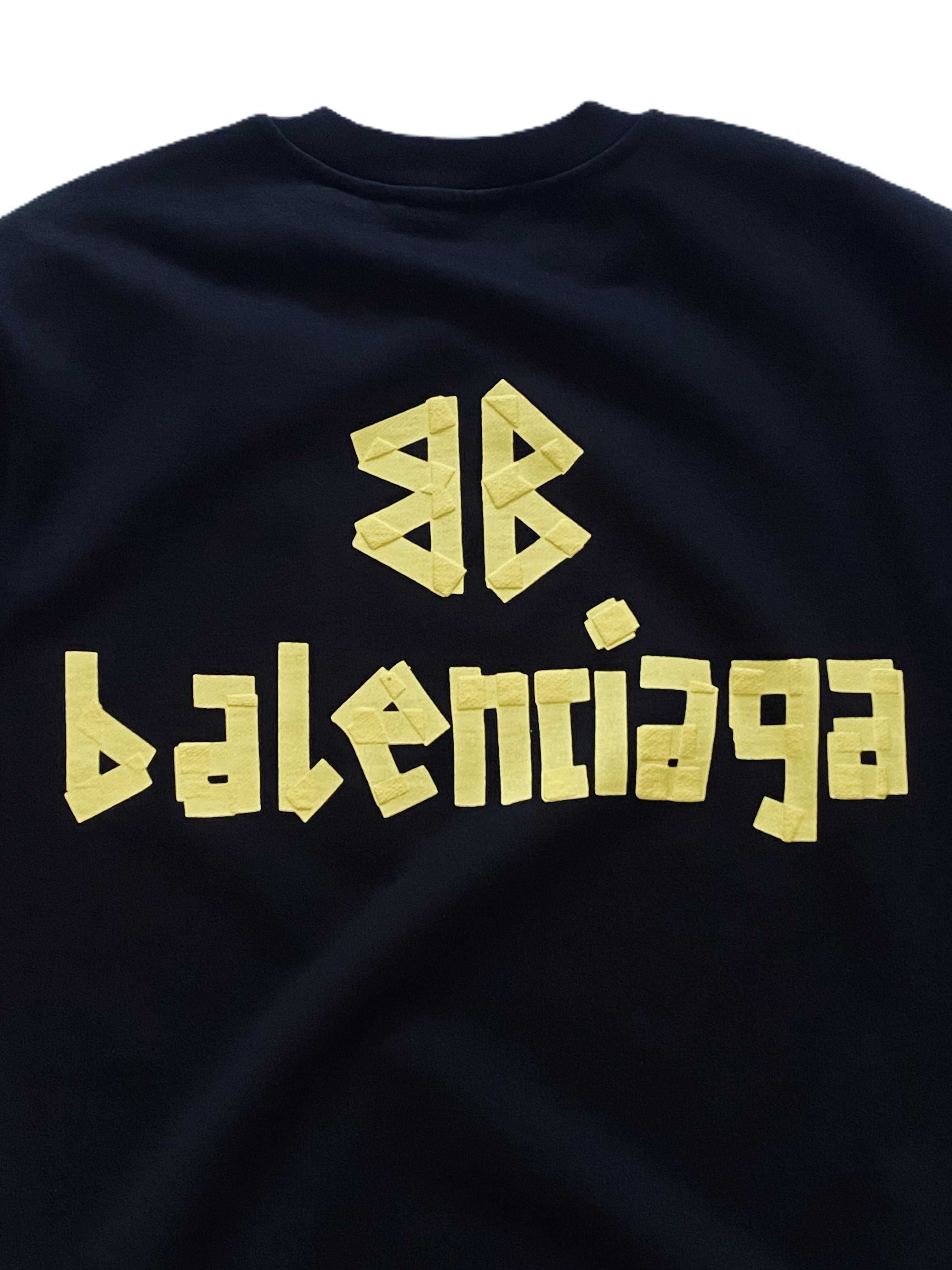 Balenciaga BB crewneck bluza bez kaptura XL/XXL