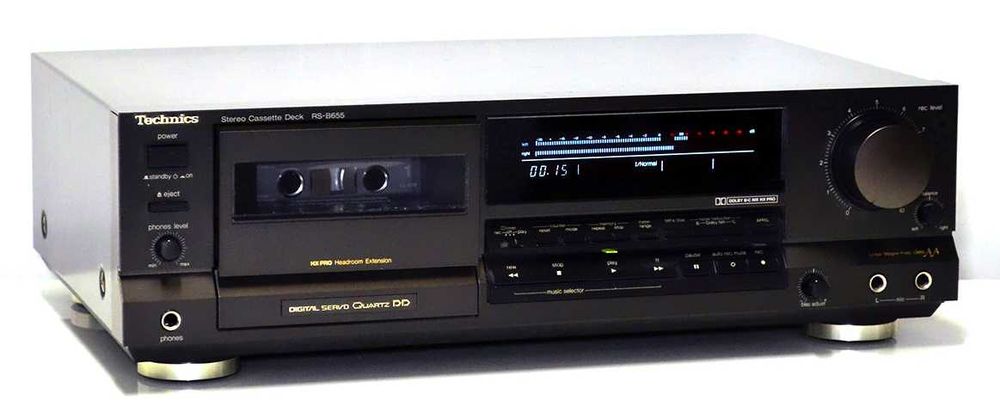 Technics RS-B 655 Magnetofon kasetowy klasyk 1989  Japan