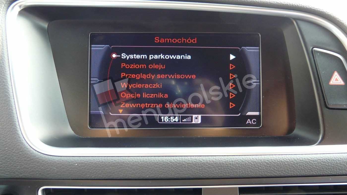 Nawigacja AUDI MMI 3G BASIC HDD mapa 2024 Polskie Menu Lektor Polski