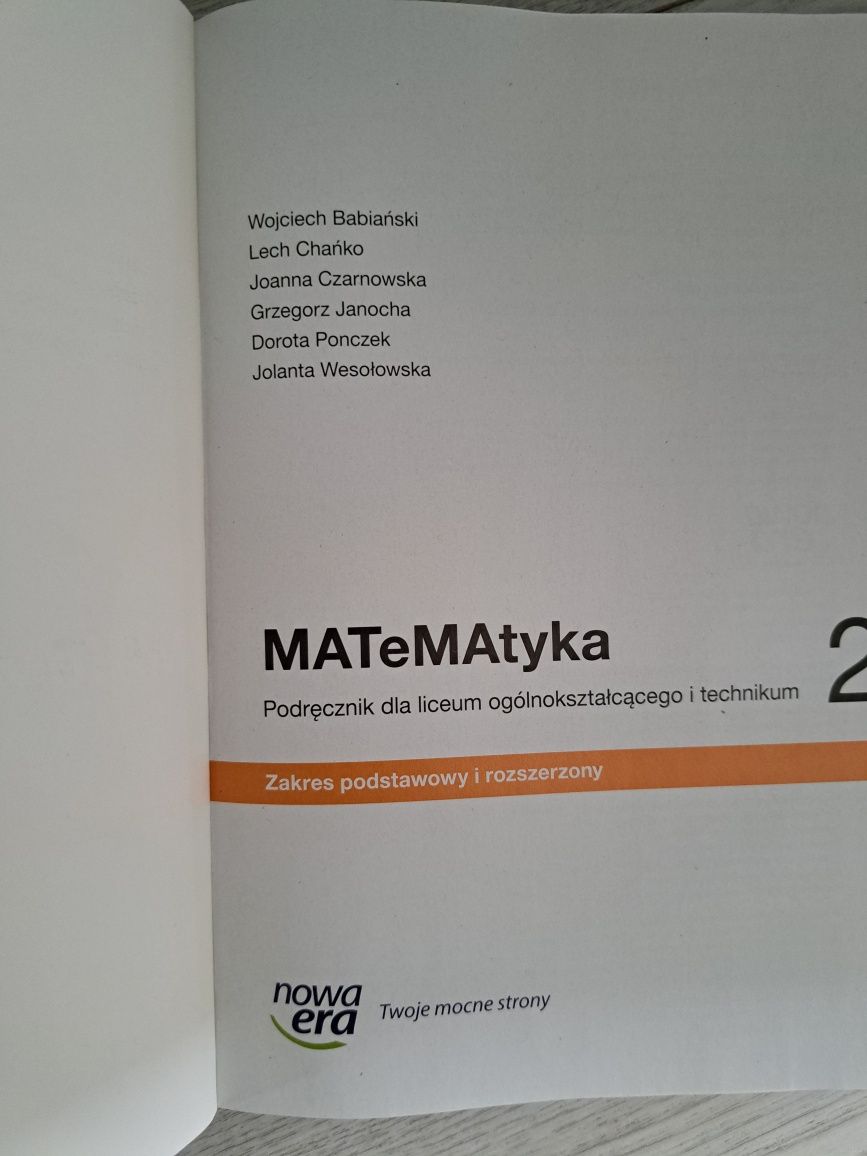 Podręcznik do Matematyki 2