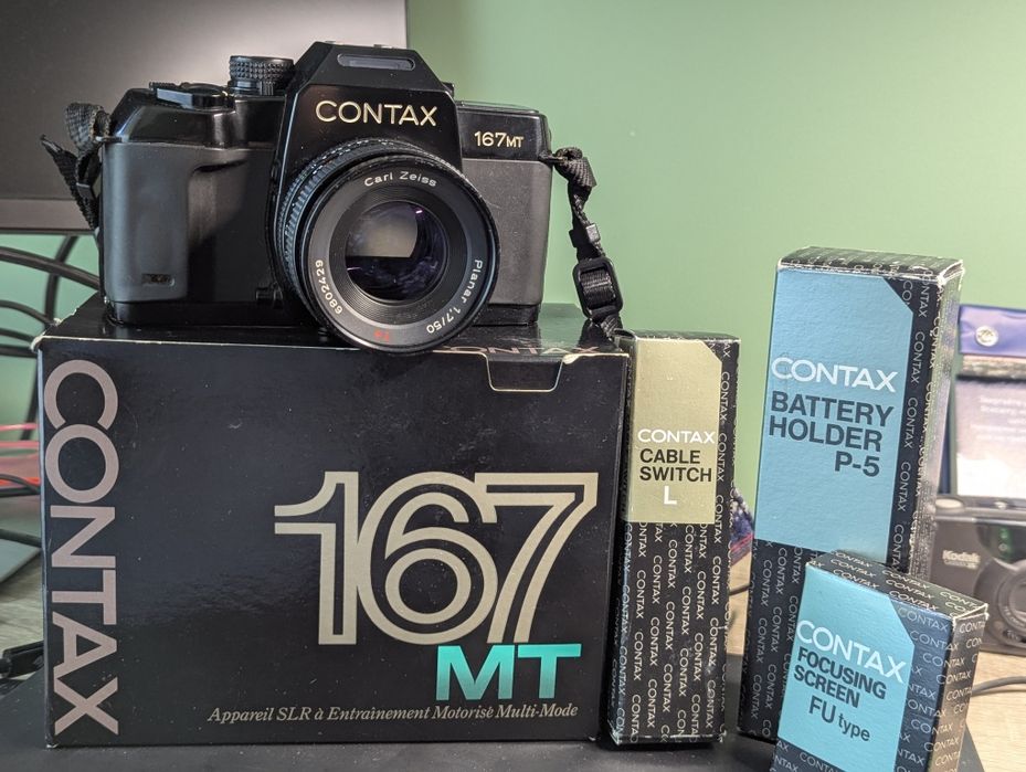 Contax 167mt + аксесуари