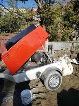 Полусухая (механічна) стяжка пола, машинна штукатурка, монтаж даху