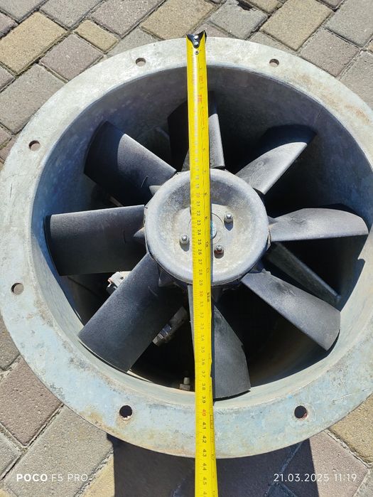 Канальний осьовий вентилятор Victoria Fans 43.5см