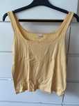 Camisola de alças amarela