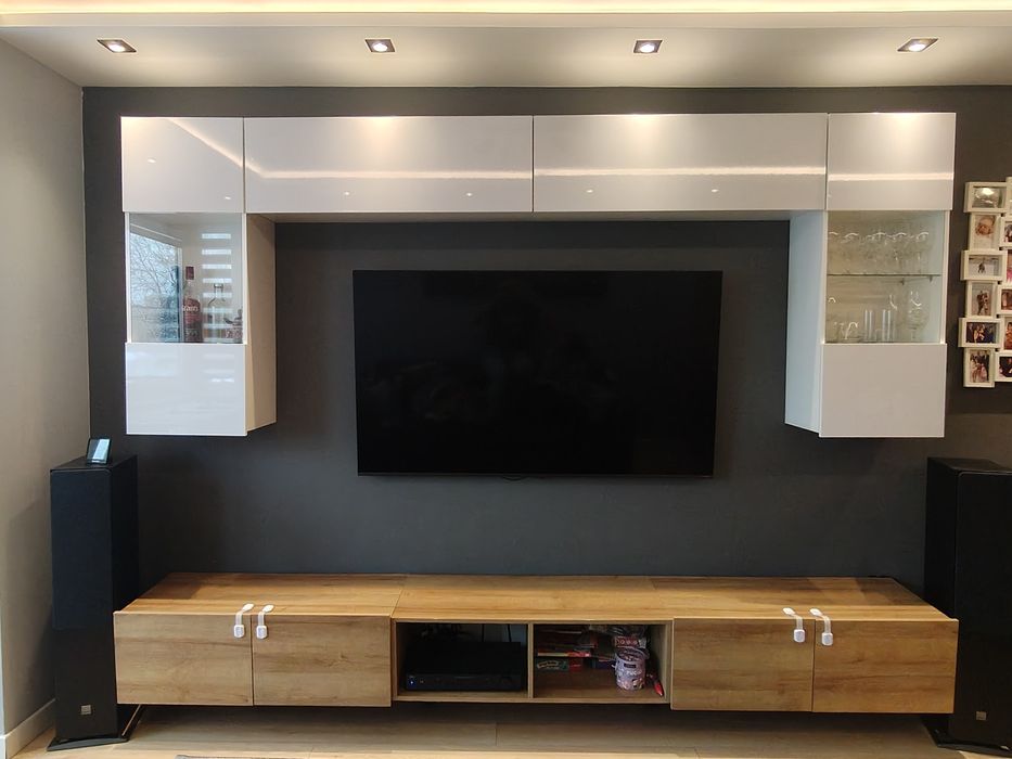 Rezerwacja - Meblościanka RTV wisząca meble modułowe