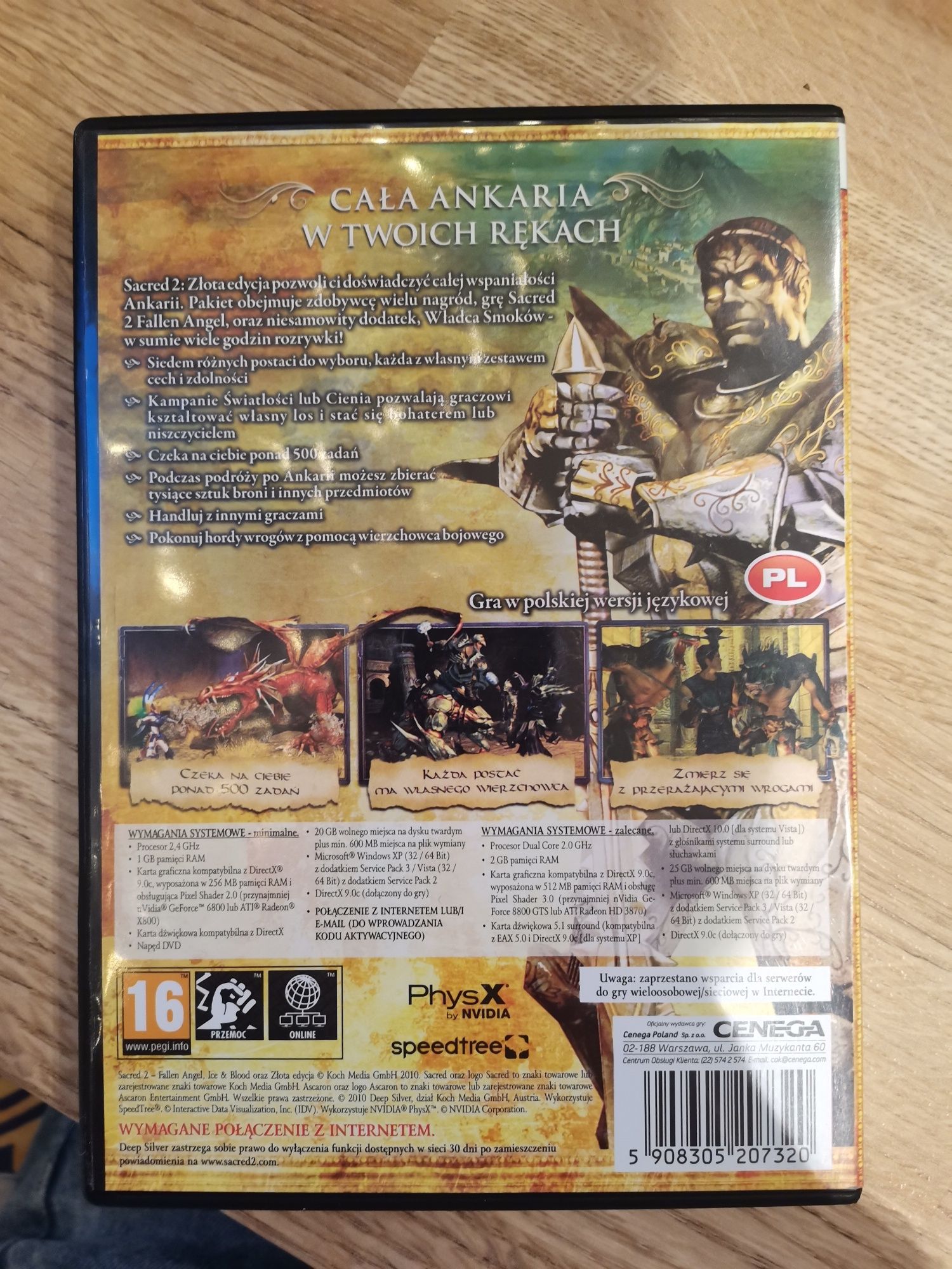 Sprzedam grę PC Sacred 2