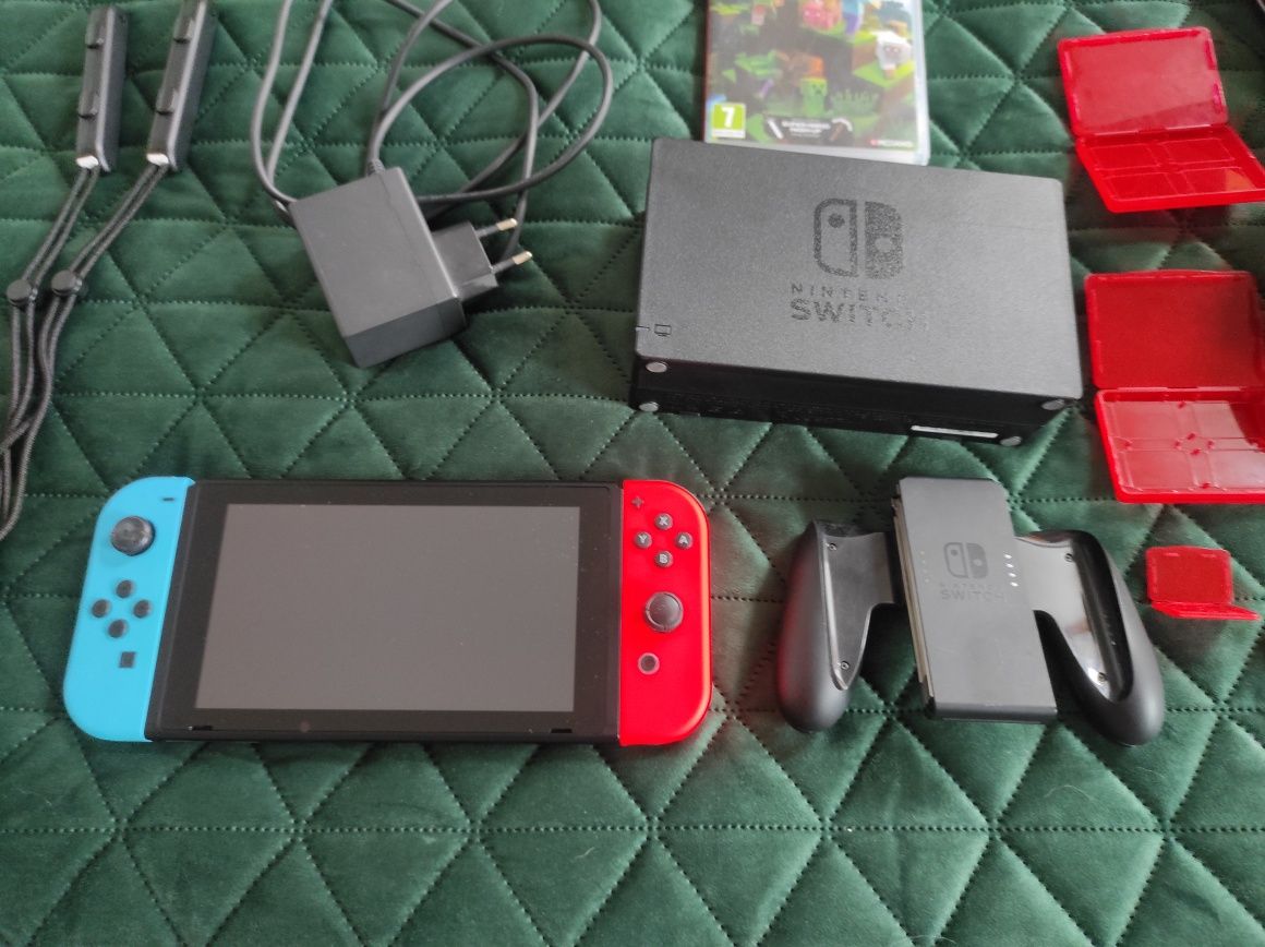 Nintendo Switch duży zestaw kompletny
