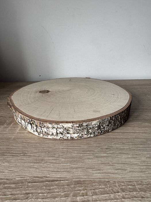 Plaster drewna krążek drewniany średnica ok 22/23 cm