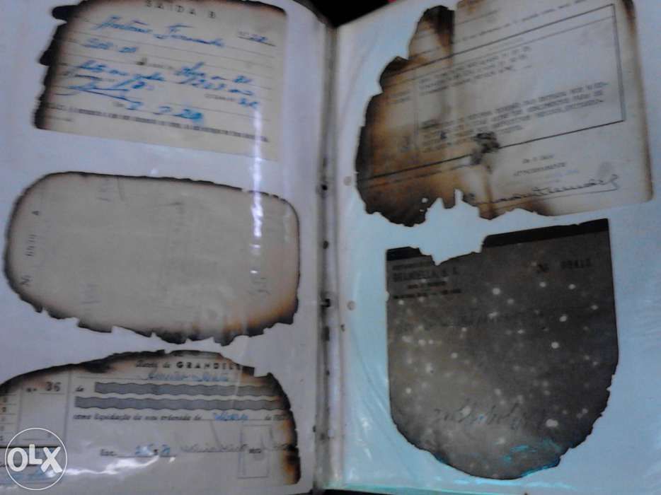 Documentos do Incêndio do Chiado em 1988
