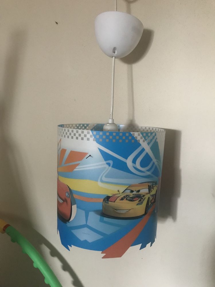 Żyrandol lampa sufitowa Zygzak Mcqueen