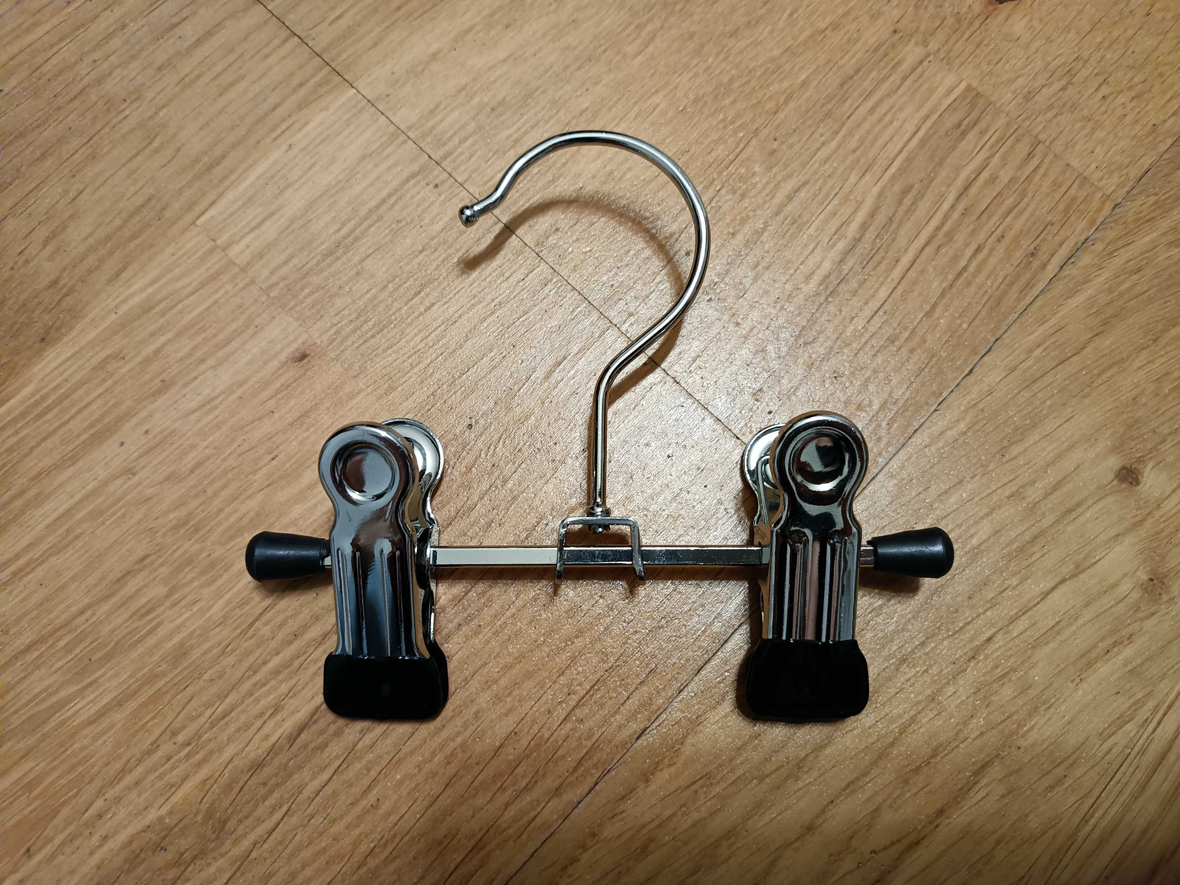 10 x Wieszak do spodni metal 12 cm NOWE