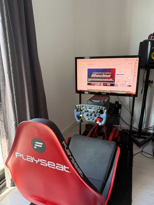 Playseat F1, Fanatec Wheel base DD1, Wheel Formula V2, Pedals V3