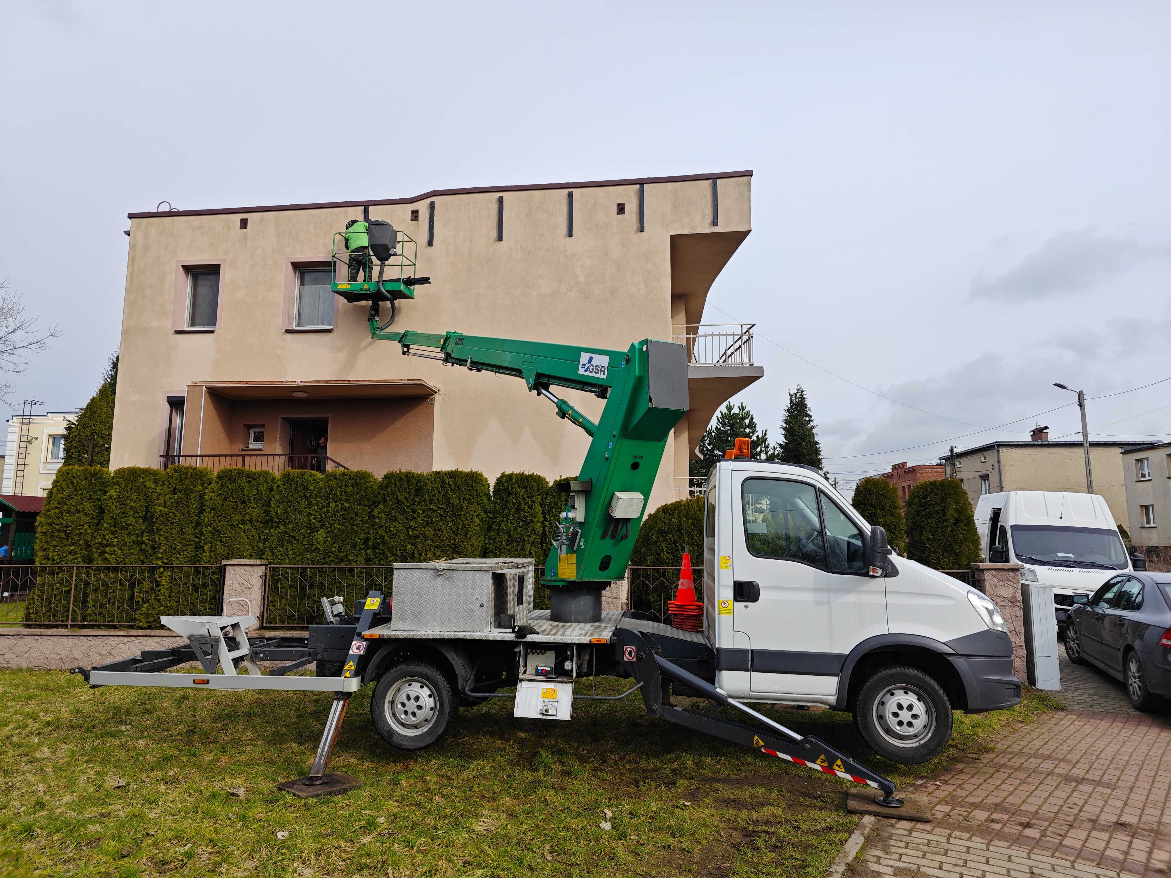 Zwyżka podnośnik koszowy wynajem zwyżki do 35m