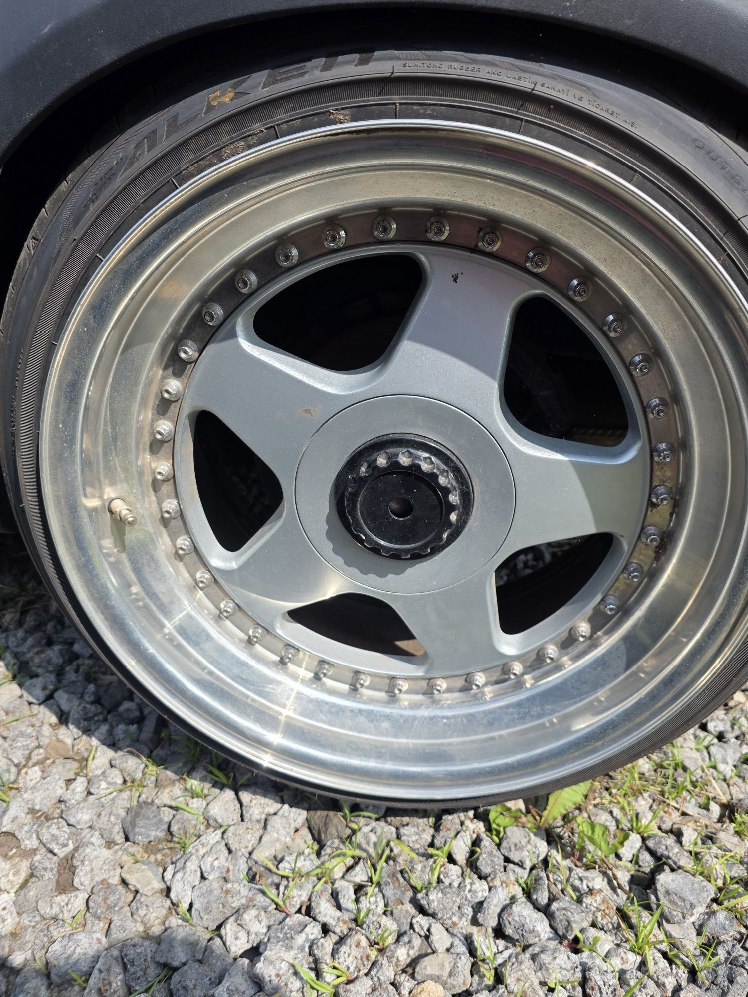 Felgi OZ Futura 17 4x100 9j 9,5j 3tlg skręcane e30 golf motorsport