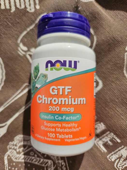 Now Foods Хром пиколинат Tri Chromium GTF 200 мкг піколінат хелат
