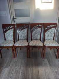 Krzesla  bukowe tapicerowane nowe