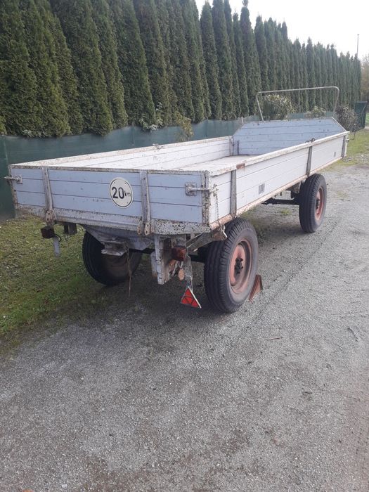 Przyczepa rolnicza Welger 2 stronny wywrot 5,5 tony