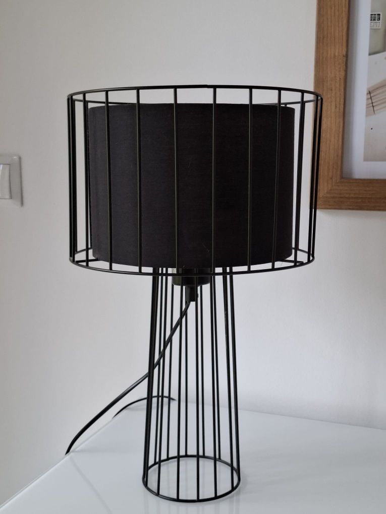 Lampka nocna black red white