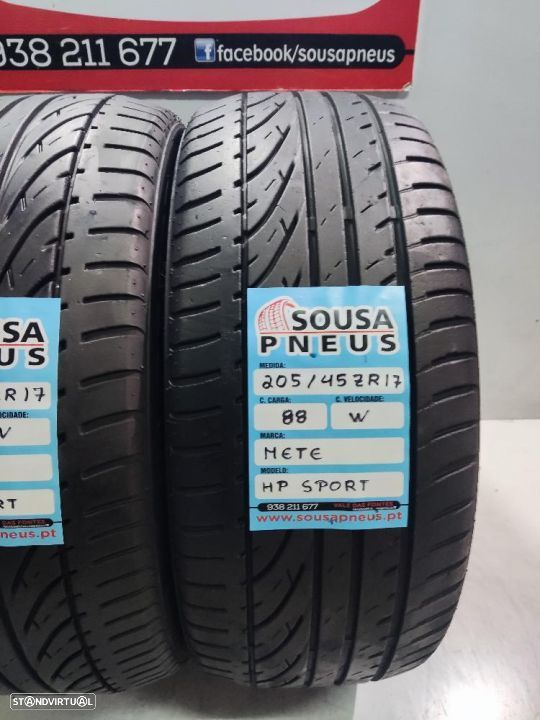 2 pneus semi novos 205-45r17 - oferta dos portes