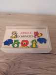 Domino drewniane Jungle że zaierzątkami