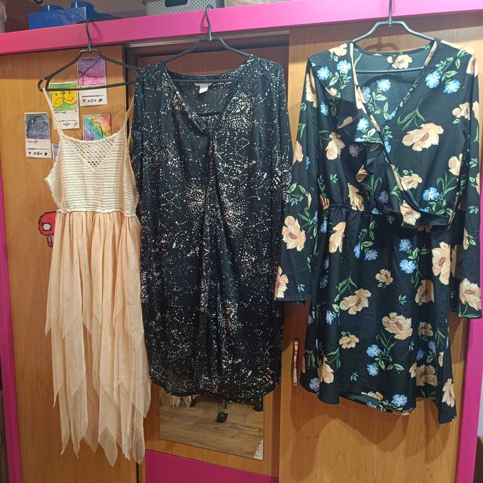 Mega paka ubrań damskich - rozmiar 40 L - Zestaw sukienek 14 szt