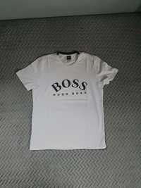 Tshirt koszulka męska Hugo Boss biała rozmiar S
