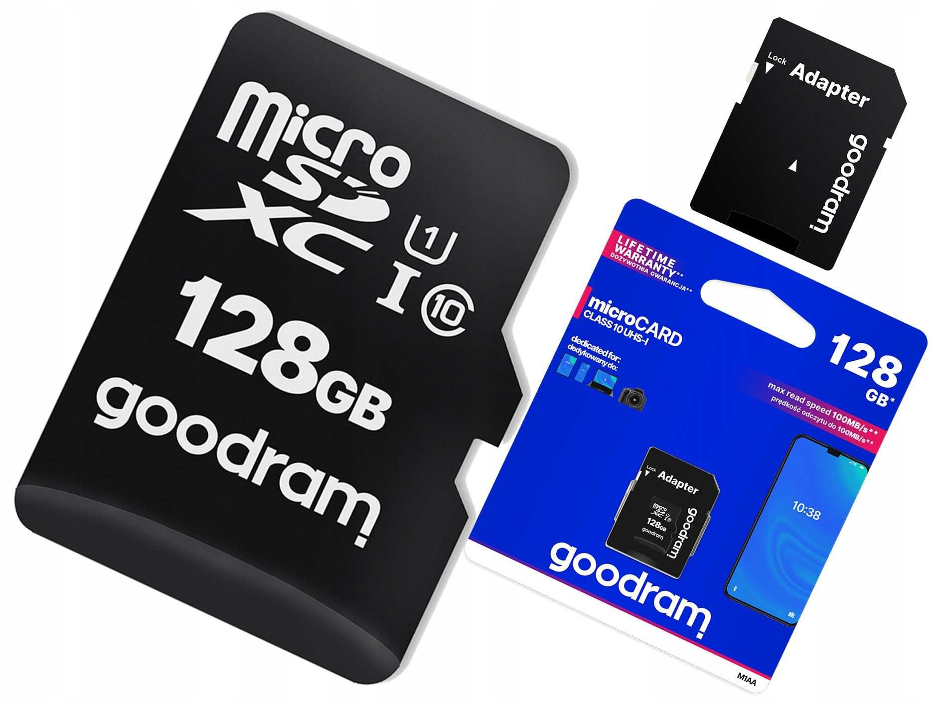 KARTA PAMIĘCI GOODRAM 128 GB micro sd xc class 10!