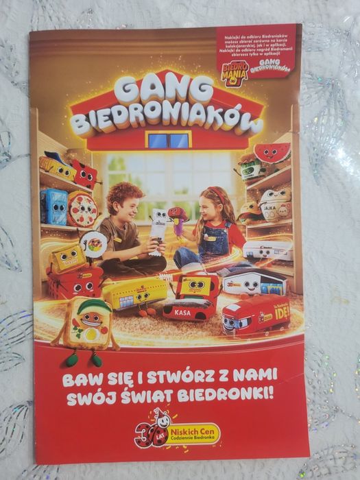 Gang Biedroniaķów Naklejki Biedronka komplet