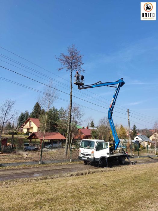 Usługi Zwyżka, podnośnik koszowy, podest