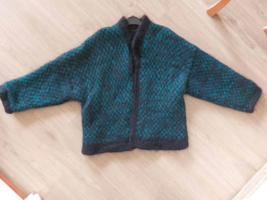 Sweter wełna moher Oversize