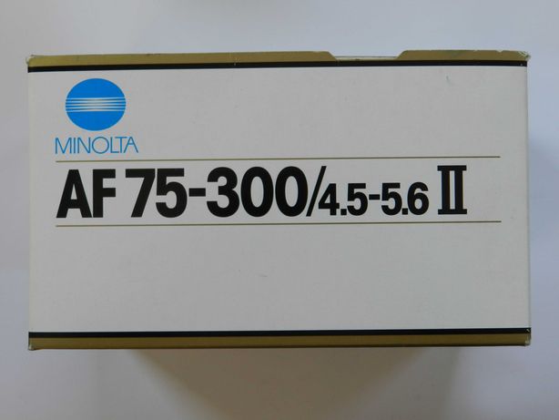 Obiektyw Konica Minolta AF 75-300 / 4.5-5.6 II wersja