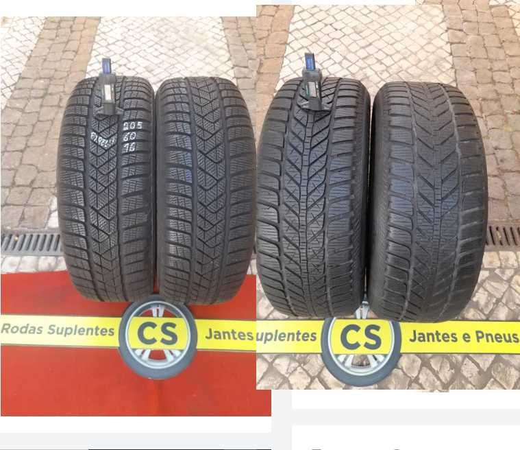 2 Pirelli 205/60R16 96H M+S Sotozero, 2 pneus 205/60R16 Fulda Kristal
