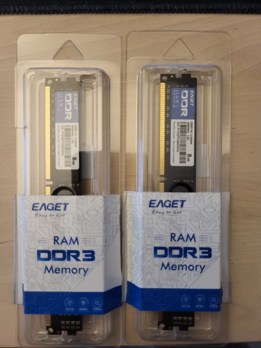Pamięć Eaget 8gb Ram ddr3 1600MHz 2szt.