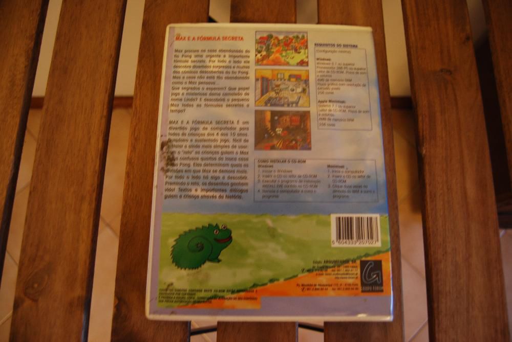 Jogo infantil para PC "Max e a Fórmula Secreta"