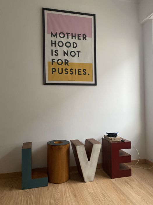 Letras decorativas LIVE do Gato Preto - mudança urgente